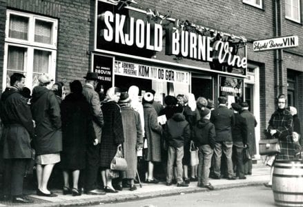 Skjold Burne gamle butik